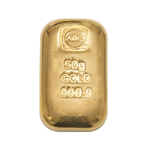 50g ABC Gold Cast Bar