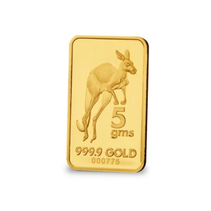 1oz Melbourne Mint Kangaroo Gold Minted Bar