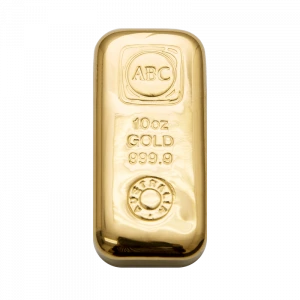 10oz ABC Gold Cast Bar