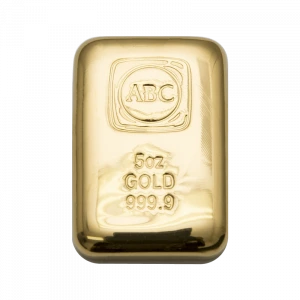 5oz ABC Gold Cast Bar