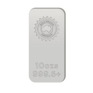 10oz GBA Silver Cast Bar 999