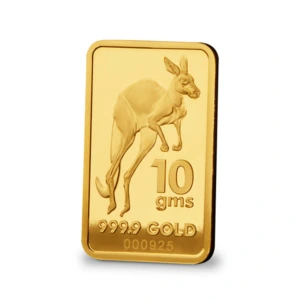 10g Melbourne Mint Kangaroo Gold Minted Bar