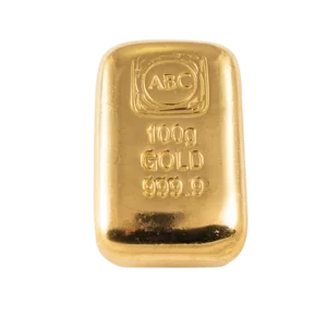 100g ABC Gold Cast Bar